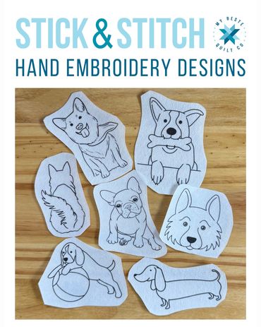 Sit Stitch Stay Hand Embroidery Designs by My Beste Quilt Co