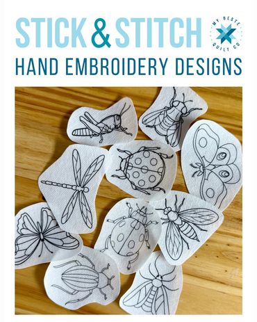 Snug as a Bug Hand Embroidery Designs by My Beste Quilt Co