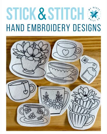 Steeped in Stitches Hand Embroidery Designs by My Beste Quilt Co