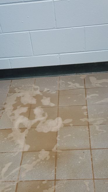 Our cleaning products break up oily soils so 
the Tile and Grout Cleaning is more effective.
