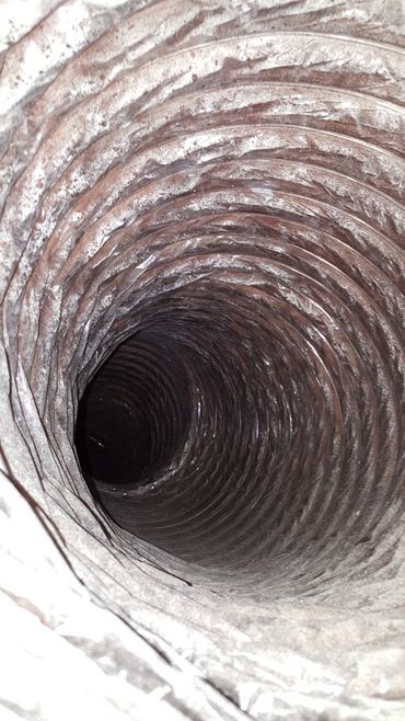 Indoor air quality is improved when the duct work is cleaned by a professional. 