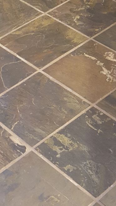 Tile and Stone Cleaning is followed up with a professionally formulated sealer.