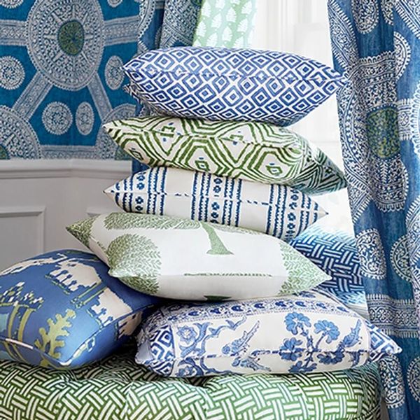 custom fabric and wallpaper
