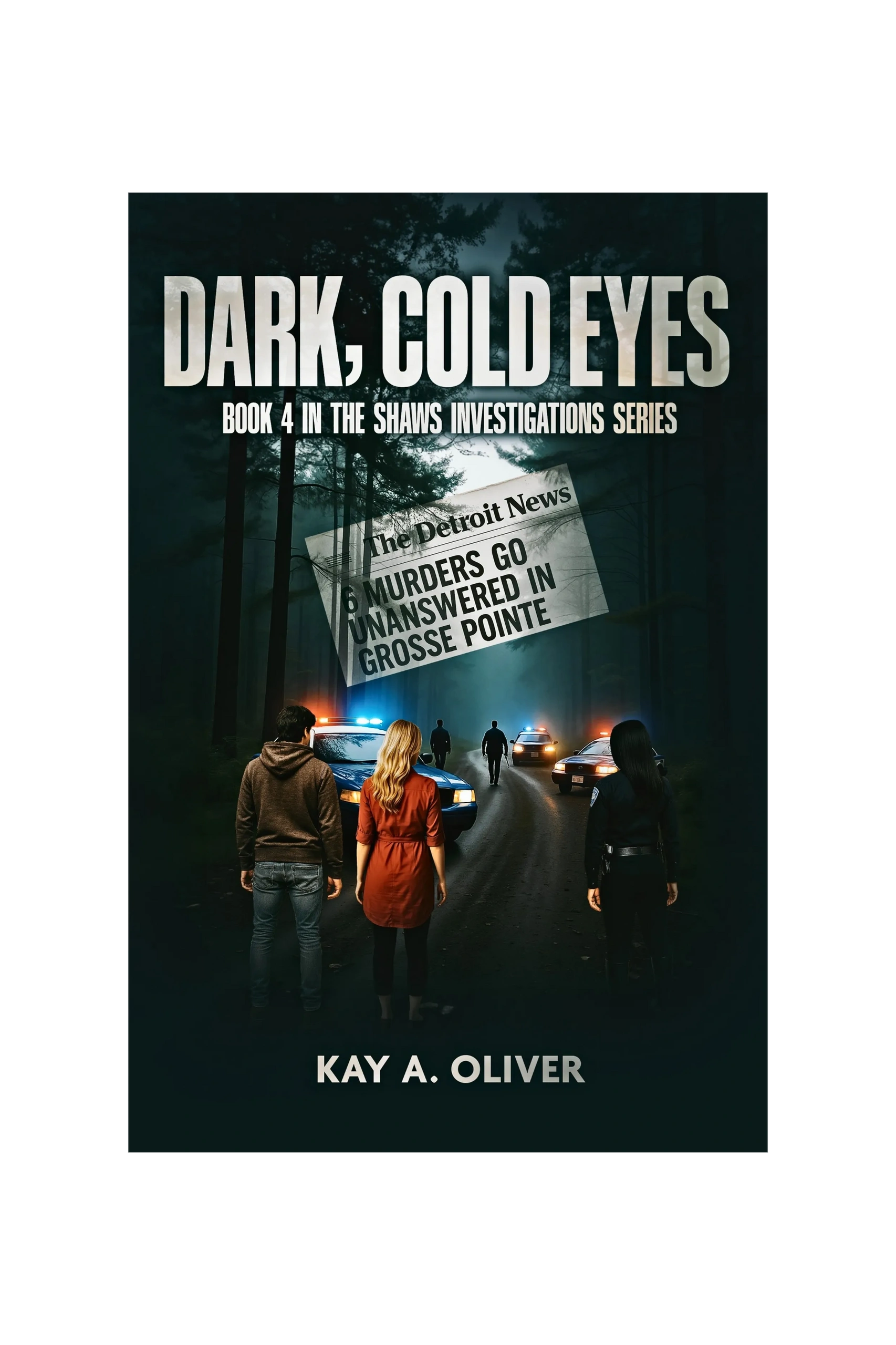 Dark, Cold Eyes - cozy mystery book