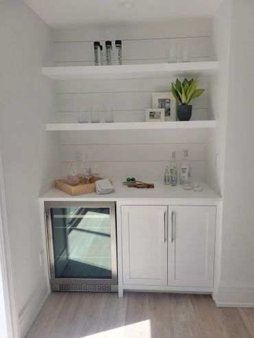 Finished Wine Storage Corner