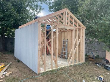 Outdoor Shed Construction