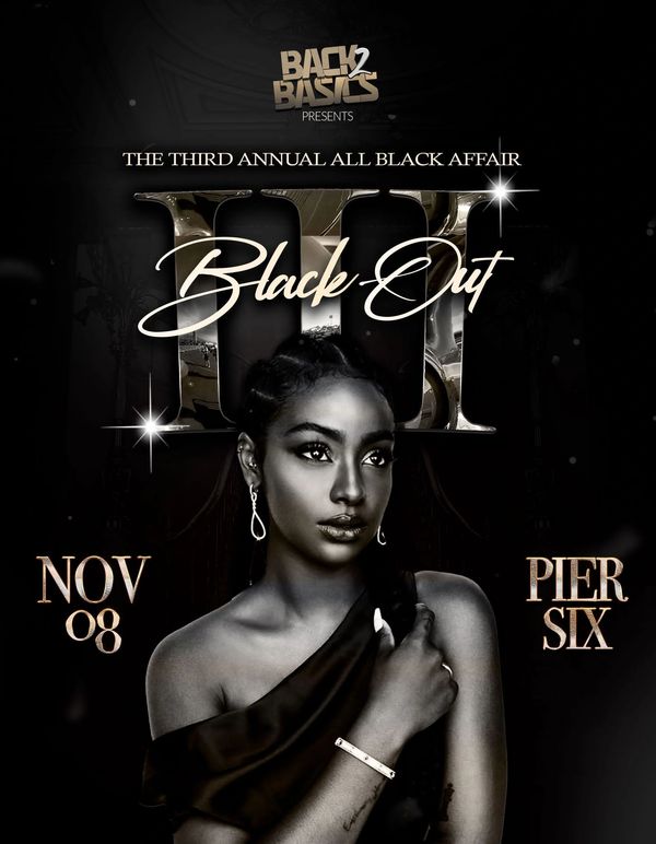 black out III flyer