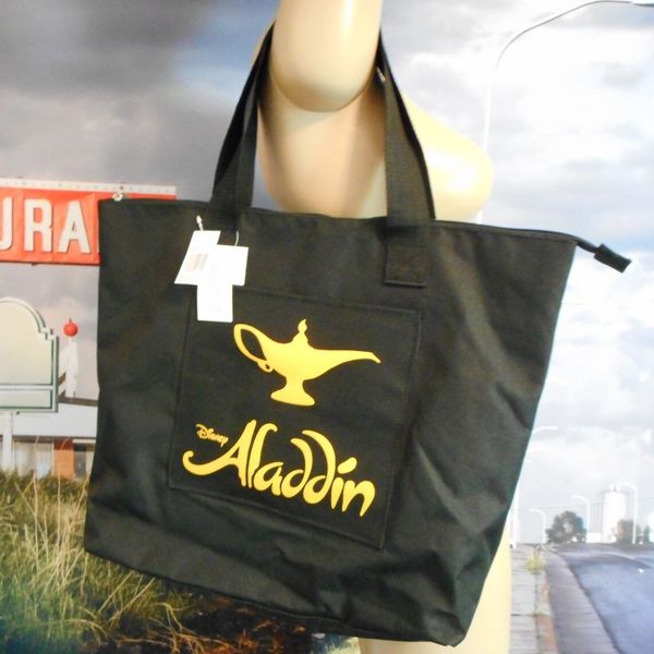 disney aladdin tote - pin traders tote - disney pin traders tote - aladdin the movie movie by disney