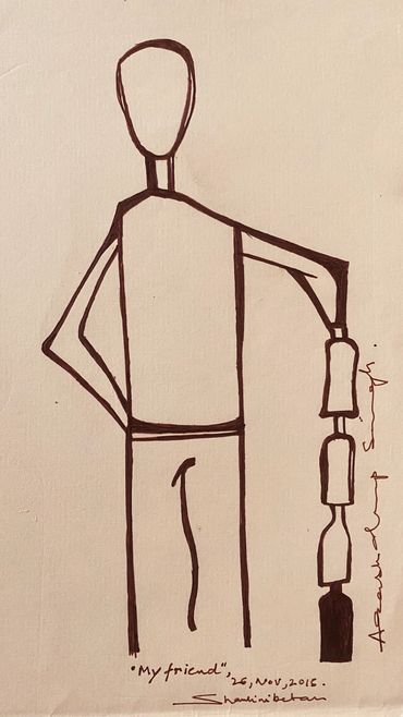 #ShantiniketanVibes
#BengalArt
#TagoreTown
#ArtFromShantiniketan
#SantiniketanSketches