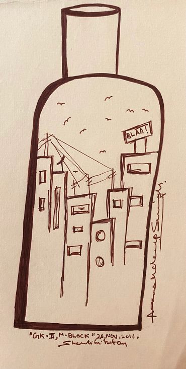 #ShantiniketanVibes
#BengalArt
#TagoreTown
#ArtFromShantiniketan
#SantiniketanSketches