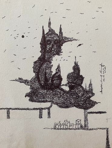 #ShantiniketanVibes
#BengalArt
#TagoreTown
#ArtFromShantiniketan
#SantiniketanSketches