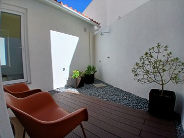 Patio at Rua Antonio Cervantes, Peniche house for sale.