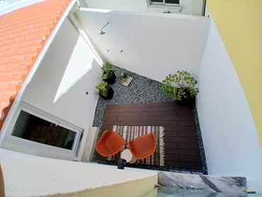 Patio at Rua Antonio Cervantes, Peniche house for sale.