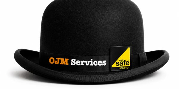Bowler hat with OJM services and gas safe logo