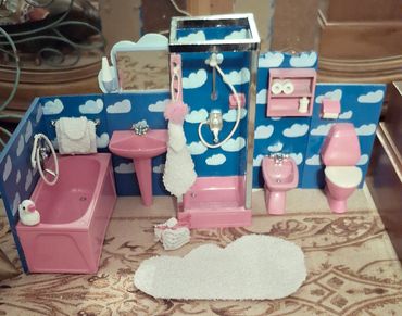 RetromeMento Dollhouse Wonderments Museum Lundby Apartments Sweden Dala Miniature Scandinavian Mod