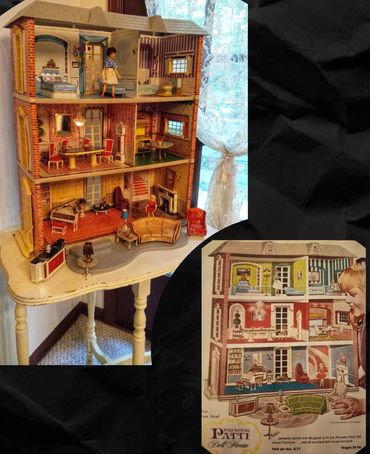 RetroMemento Dollhouse Museum Miniatures Petite Princess Patti IDEAL Japan 1964 Packaging Artwork