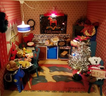 Scarce Lundby Apartments RetroMemento Sweden Dollhouse Dala Garden Miniature Scandinavian Modern