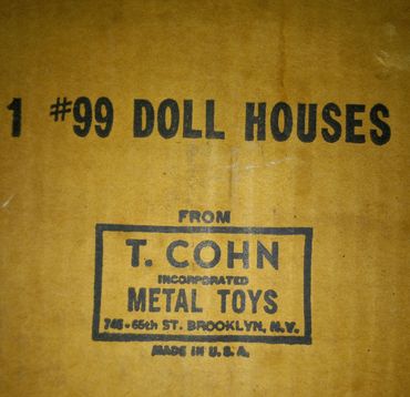 T. Cohn 1958 (MCM) Mid-Century Metal Dollhouse #99 Marx Renwal Plasco Miniature Museum RetroMemento