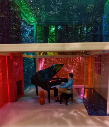 Kaleidoscope House Dollhouse Bozart Toys MoMa Museum Wheelwright Simmons RetroMemento Miniature Doll