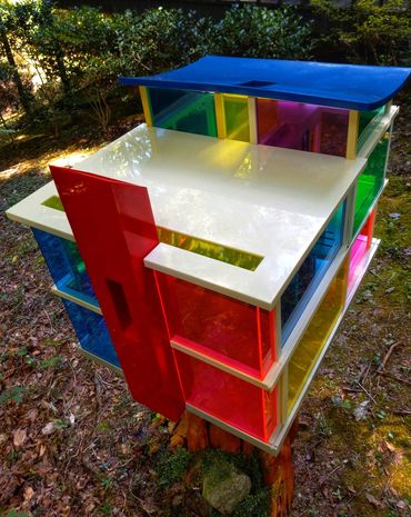 Kaleidoscope House Dollhouse Bozart Toy MoMa Museum Wheelwright Simmons RetroMemento Miniature Doll