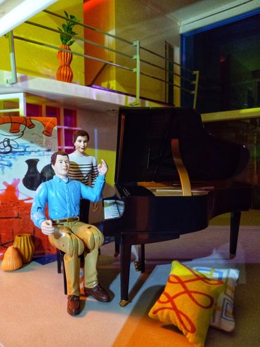 Kaleidoscope House Dollhouse Bozart Toys MoMa Museum Wheelwright Simmons RetroMemento Miniature Doll