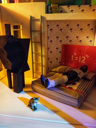 Kaleidoscope House Dollhouse Bozart Toys Moma Museum Wheelwright Simmons RetroMemento Miniature Doll