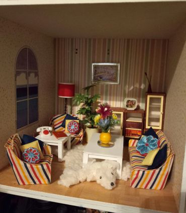 Scarce Lundby Apartments RetroMemento Sweden Dollhouse Dala Garden Miniature Scandinavian Modern