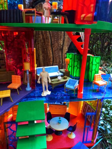 RetroMemento Dollhouse Wonderments Museum Miniatures Imagination Doll MARX 1969 Modern Kaleidoscope