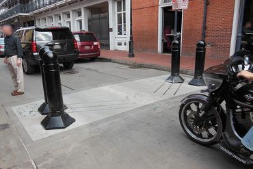 Bourbon Street bollards.