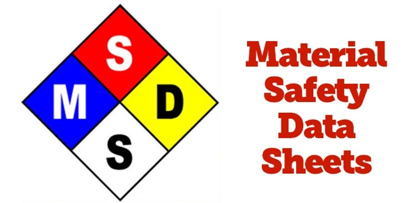 Material Safety Data (MSDS) Sheets