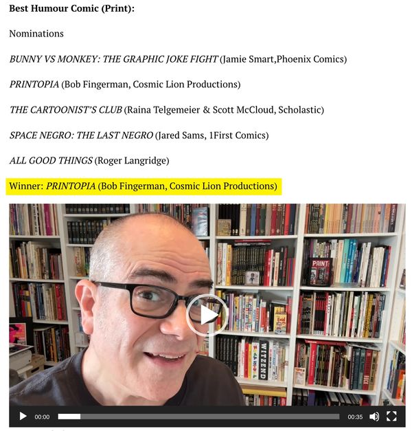 Printopia wins Trip Wire award!!