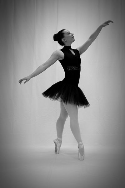 ballet dancer posed