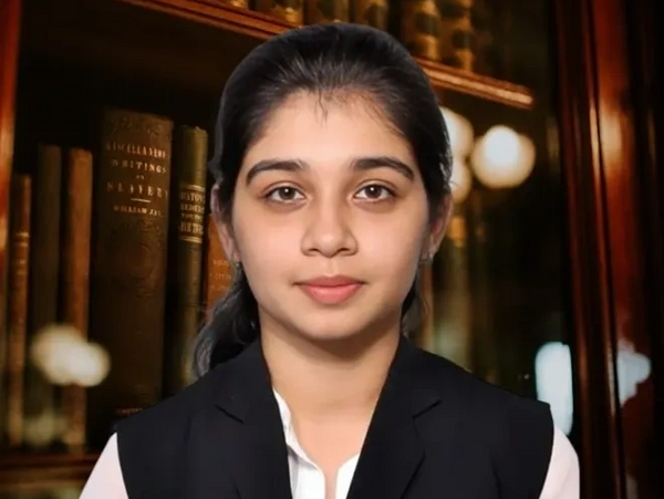 Portrait of Advocate Haya Naaz representing motor accident and MACT compensation cases in Chennai.