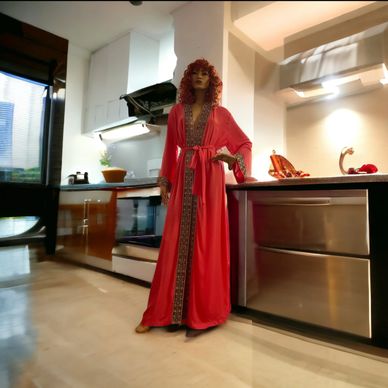 Our Women's robes are made from silk and the finest material