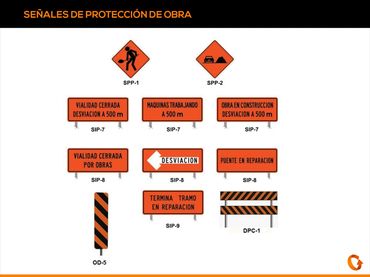 SEÑALES DE PROTECCIÓN DE OBRA