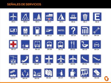SEÑALES DE SERVICIOS