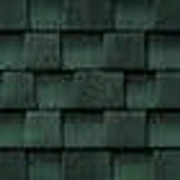 closeup shot of a dark house roofing
