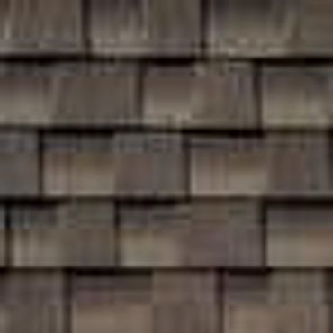 closeup shot of a brown roofing