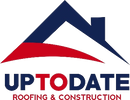 a logo of Up to Date Roofing and Construction