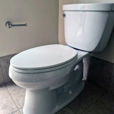 Example of a recent toilet installation