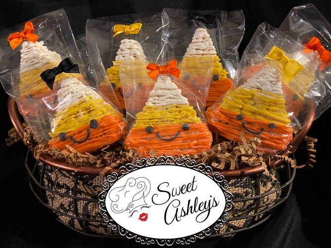 Halloween Candy Corn Kawaii Rice Krispie Treats