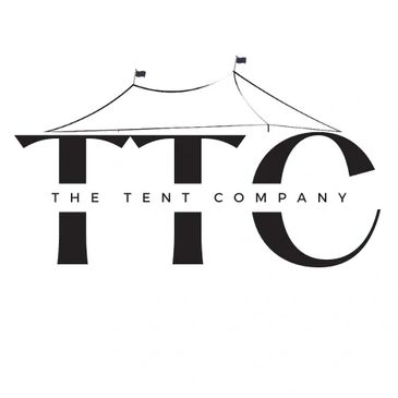 Logo of The Tent Company featuring a stylized tent over the letters TTC.