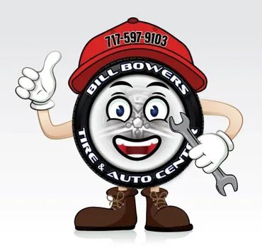 Bill bowers logo Illustration showing thumbs up