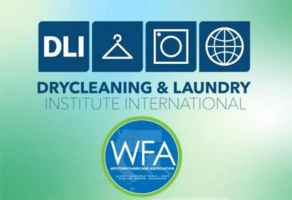 Logo of Drycleaning & Laundry Institute and Western Fabricare Association.