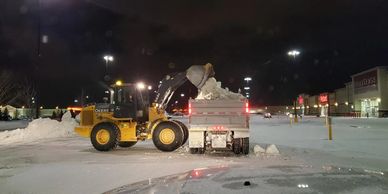 snow removal and parking lot sanding