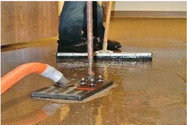 Broken Sprinkler Head in Office Caused this Water Damage