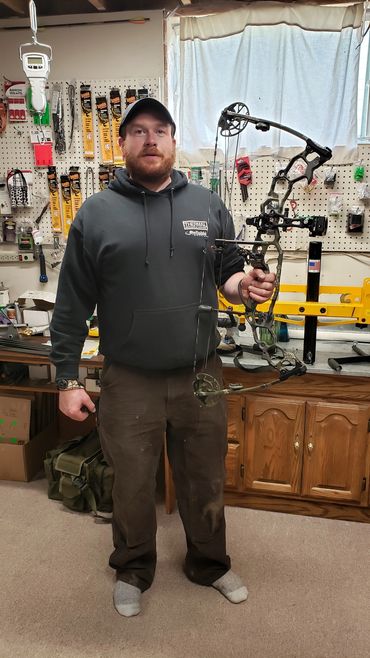 Rob picked up his APA Black  Mamba 33. He is a new archer hoping to archery hunt big game .