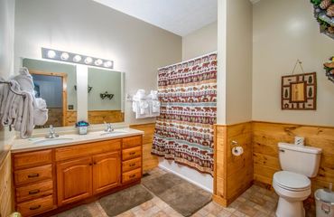 Mudpuppies Cabin Lowerlevel bathroom 2020