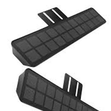 Black sign solar light