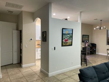 Interior Walls Repainted